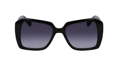 Karl Lagerfeld Unisex KL6140S zonnebril, 001 zwart, 53, 001, zwart., 53