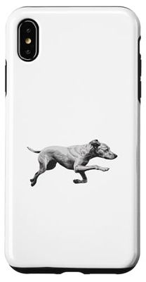 Outline of a dog design 3 Case for iPhone XS Max
