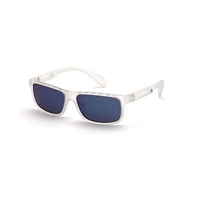 adidas SP0023@5826X bril, spiegelblauw, 58 heren, Blu Specchiato