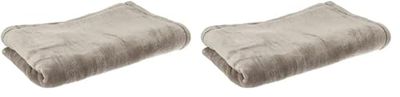 Babycalin Couverture Taupe 75 x 100 cm (Lot de 2)