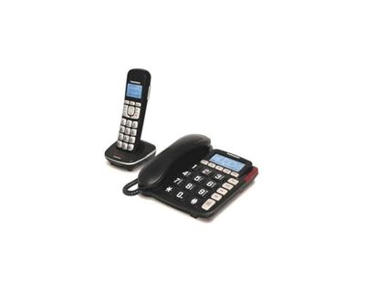 Thomson TH-540D Serea Comby Téléphones Filaire Avec Répondeur Ecran Noir