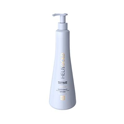Helis Gold - Revitalize Shampoo - Hydrater et nourrir - Pour les dommages causés par la sécheresse et la couleur - Traite les cheveux et le cuir chevelu - Répare et régénère - Donne de la brillance