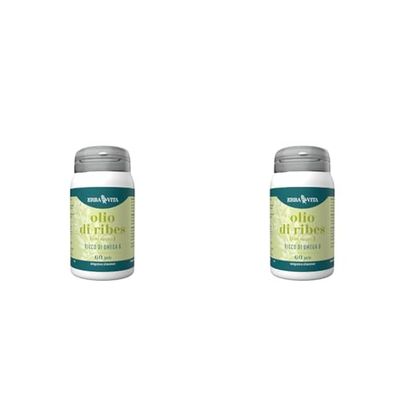 Erba Vita Integratore Alimentare di Olio di Ribes - 60 Perle (Confezione da 2)