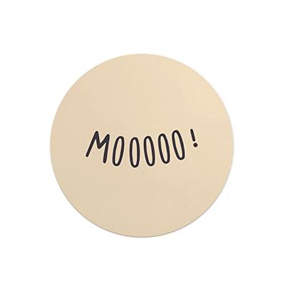 Questo Casa, Tapis de Souris Rond imprimé numérique avec Fond antidérapant pour Bureau et Maison Diamètre 22 cm