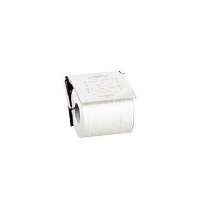 MSV Porta rotolo carta PS Paris Crema, cromato, 13 x 15 x 11,5