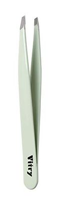 Vitry Stainless Steel Pocket Binding Tweezers Pale Green 14 Units