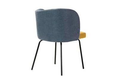 SILLA LINO POLIESTER ROSA 50x58x83 CM