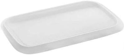 Wilmax WL-992661/A - Piatto da portata in porcellana, lunghezza 30 cm, larghezza 18 cm, colore: Bianco