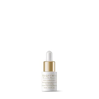 Alqvimia | Sérum facial contorno de olhos anti-idade, hidratante e regenerador para a rotina facial à noite, elimina orelhas e reduz rugas e sacos, 15 ml