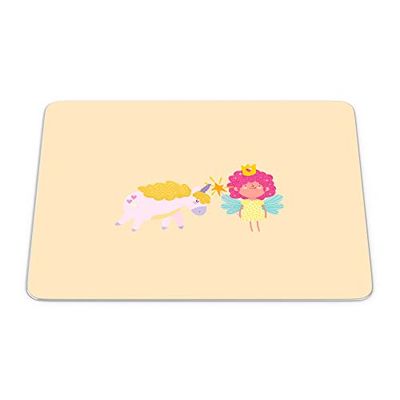 Bonamaison, Tapis de Souris Rectangle Imprimé Numériquement, Fond Antidérapant, pour Bureau et Maison, Taille: 22x18cm