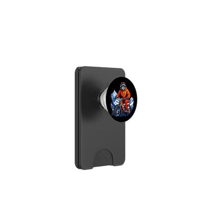 Sloths Mountain Bike / Biker Sloth PopSockets PopWallet for MagSafe