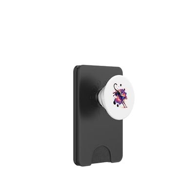 Astronaut Rides Cheetah Space Stars Comets Galaxy Planets PopSockets PopWallet for MagSafe
