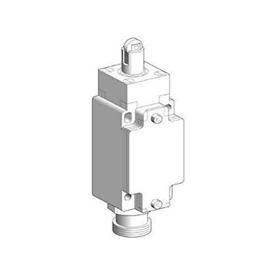 'Schneider electric xckj167 a ex OSI Interrupteur de métal de position de taille standard, rouleau de poussée renforcé, tête de piston, 1 NC + 1NO, 7/8 Connecteur mâle