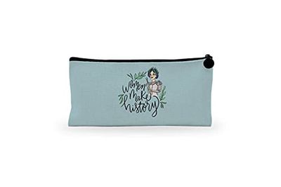 Bonamaison, Digitaal bedrukt canvas etui met ritssluiting, etui met ritssluiting, pennenzak voor school, canvas voor kinderen, jongens, meisjes, 100% katoen, uniseks, 1 stuk, 21 x 12 cm