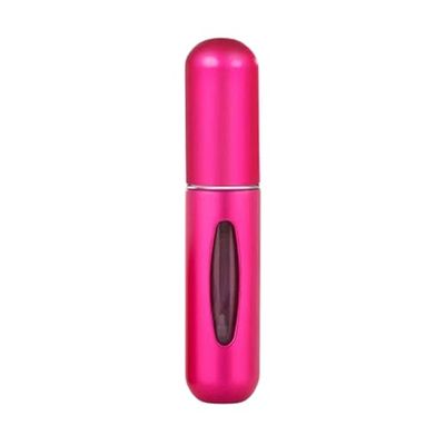 The Miss Chic Bärbar miniparfymflaska – Mini läckagesäker reseflaska för män och kvinnor, aluminium, lätt att fylla, inget läckage, perfekt för handväska, ficka och väska
