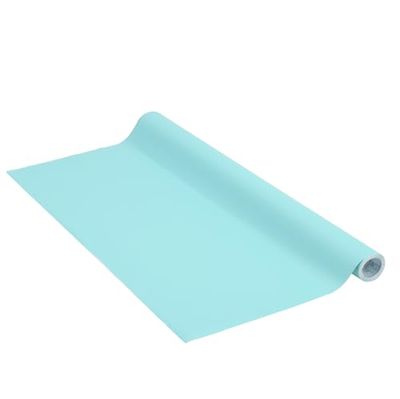 Venilia Folha adesiva, mate azul opala turquesa, 45 cm x 2 m, espessura 160 μ, vinil autocolante para móveis ou cozinha, papel de parede decorativo, PVC sem ftalatos, fabricado na UE