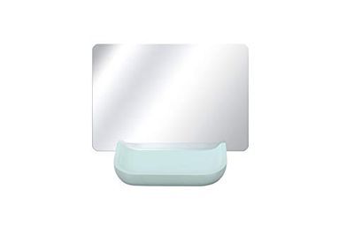 Kleine Wolke Miroir de Salle de Bain avec Miroir Opale en Verre et polyrésine Dimensions : env. 12 x 17,3 cm.