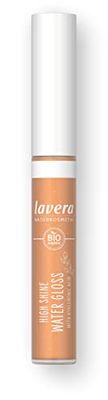 lavera High Shine Water Gloss - Golden Solaris 03 - Colore intenso e lucentezza - Texture leggera - Fino a 6 ore di tenuta - Vegan - Cosmetici naturali (1x 13,6 g)