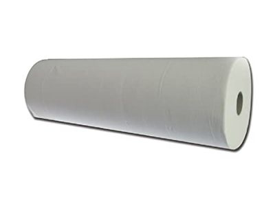 GIMA Hygiënisch beddengoed voor kinderbed, 2-laags cellukatoen, microreliëf, voor dokterspraktijken en esthetiek, wit, afmetingen 100 m x 50 cm, 263 scheuren van 38 cm, 6 rollen afzonderlijk verpakt