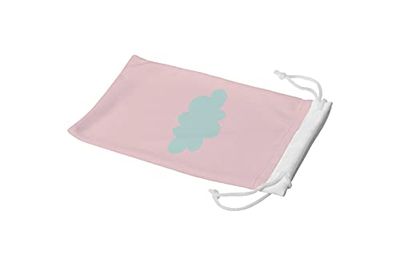 Bonamaison Imprimé Numériquement Lunettes Étui avec Cordon de Serrage, 100% Coton, Sac Lunettes, Pochette à Lunettes, 1 Pièce, Taille: 11x19 Cm