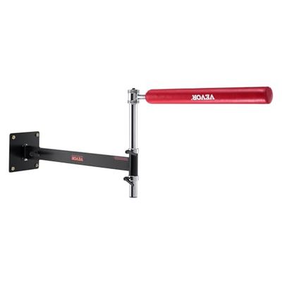 VEVOR Wandmontage Boksen Spinning Bar, Verstelbare Ponsen Spinning Bar, Boksen Speed Trainer met Handschoenen, Rode Reflex Boksen Bar, Boksen Training Apparatuur voor Kickboksen, MMA, Stress Relief &