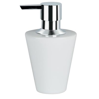 Spirella Dispenser Sapone Max Light in Porcellana Bianca