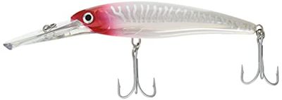 Rapala – X-Rap Magnum fiskedrag – fisketillbehör med stor dykskopa – saltvattenspinndrag – löpdjup 9 m – fiskbete 16 cm, 72 g – Tillverkad i Estland – Red Head UV