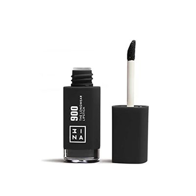 3INA MAKEUP - The Longwear Lipstick 900 - Black Long Lasting - Matte Liquid with Hyaluronic Acid