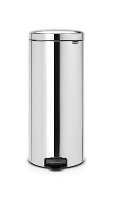 Brabantia Treteimer 30L New Icon G Newicon, caixote do lixo com pedal, 30 L, cor de aço brilhante, inoxidável