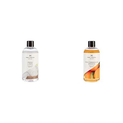 WAX LYRICAL Reed Diffuser Refill 200ml Fresh Linen Reed Diffuser Refill 200ml Mediterranean Orange