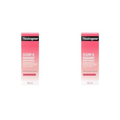 NEUTROGENA® Clear & Radiant Moisturiser 50ml (Pack of 2)