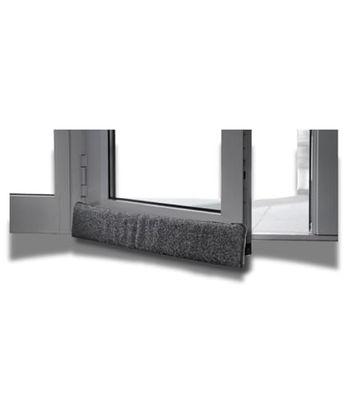 K. & N. Schurwolle Burlete de lã virgem para-choques de corrente antracite, preto