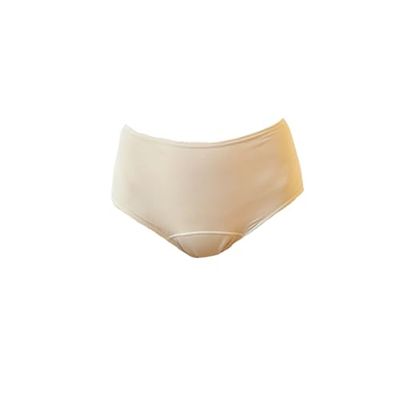 NIXI Body - Coni Sporty High Waist Cream Period Knickers (Size 5XL/UK 22), Sustainable Medium 15ml Absorbent Leak Proof Breathable Underwear, Bladder Leaks, Periods, Discharge & Sweat Protection