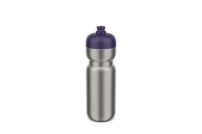 Mepal - Roestvrij stalen drinkfles Pull Sport - Lekvrij - Met één hand om vast te houden, te openen en te drinken - Lichtgewicht roestvrij staal - Waterfles - 800ml - Midnight Blue