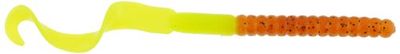 Berkley Powerbait, vermi da pesca, unisex, Pumpkin Chartreuse