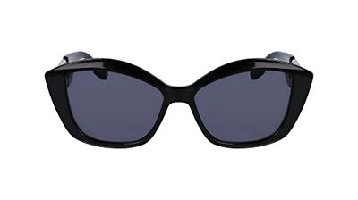 KARL LAGERFELD KL6102S zonnebril, zwart, eenheidsmaat voor dames, Zwart, One size