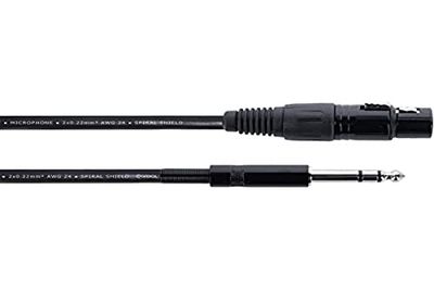 Audiokabel XLR vrouwelijk/stereo jack - 1 m