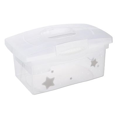 keeeper Stars Traveller, Organizer Opbergdoos met Deksel, Patryk, Nordic White (wit)