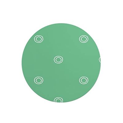 Questo Casa, Ronde digitaal bedrukte muismat, antislip onderkant, voor kantoor en thuis, diameter: 22 cm