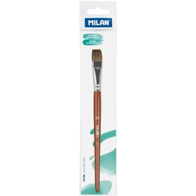 Bolsita con Colgador Pincel Escolar Plano Serie 121 n 20 MILAN, 0412120P