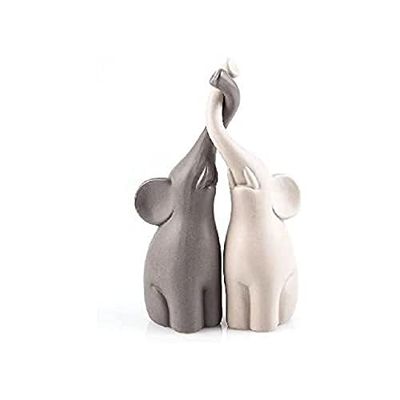 Pajoma 54837, Dois elefantes, altura de 25,5 cm