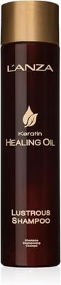 L'ANZA Keratin Healing Oil Shampoo Lisciante per Capelli Danneggiati, Nutre, Ripara e Aumenta la Lucentezza per un Look Liscio Effetto Seta, 300 ml