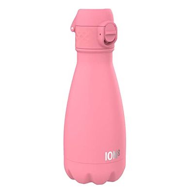 Ion8 I8TS280ROSEB lekbestendig waterfles, vacuüm geïsoleerd, roze bloei, 280 ml (10 oz) Rose Bloom