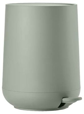Zone Denmark - Poubelle Salle de Bain Nova - 3L - Design Scandinave - Plastique ABS Doux Au Toucher - Poubelle Cuisine ÉLéGante H23cm D20,5cm - Vert Matcha