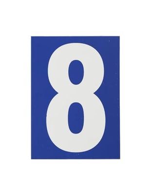 THIRARD - Blue Number Plate 8-65 x 90 mm