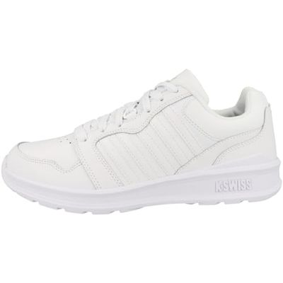 K-Swiss Rival Trainer, Basket Homme, Blanc/Bleu Vapeur, 42 EU
