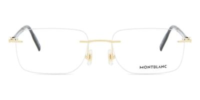 Montblanc Mb0221o Optical Frame Man Metal Lunettes Homme, Multicolore, Taille Unique