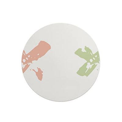 Questo Casa, Round Digital Printed Mouse Pad, Non-Slip Base, for Office and Home, Diameter:22cm