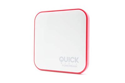 Quick Media PB26 externt batteri för bärbara enheter med mikro-USB rosa 2600 mAh