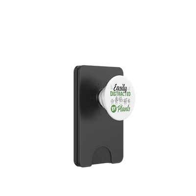 Gardening Potted Plant Easily Distracted By Plants PopSockets PopWallet for MagSafe